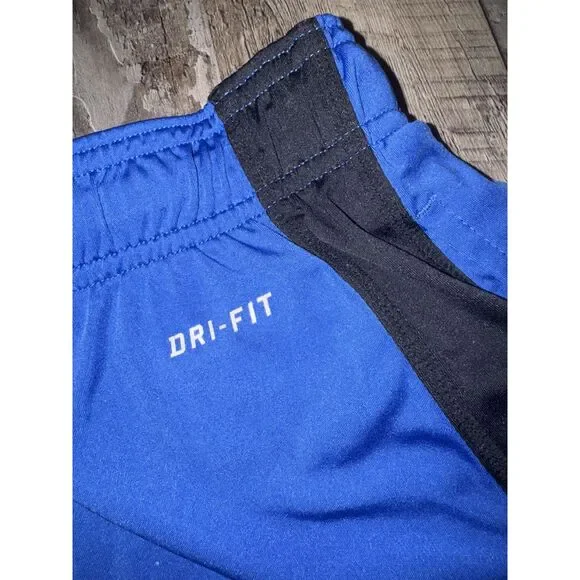 Nike Dri-Fit Blue Black Basketball Shorts Men's Large - Picture 4 of 4
